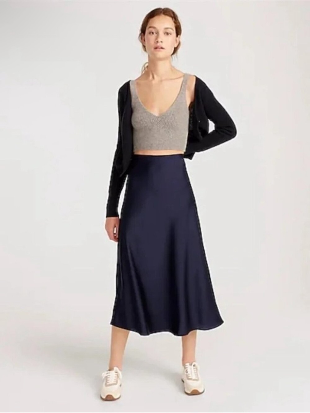 NWT Jcrew Gwyneth slip skirt size medium